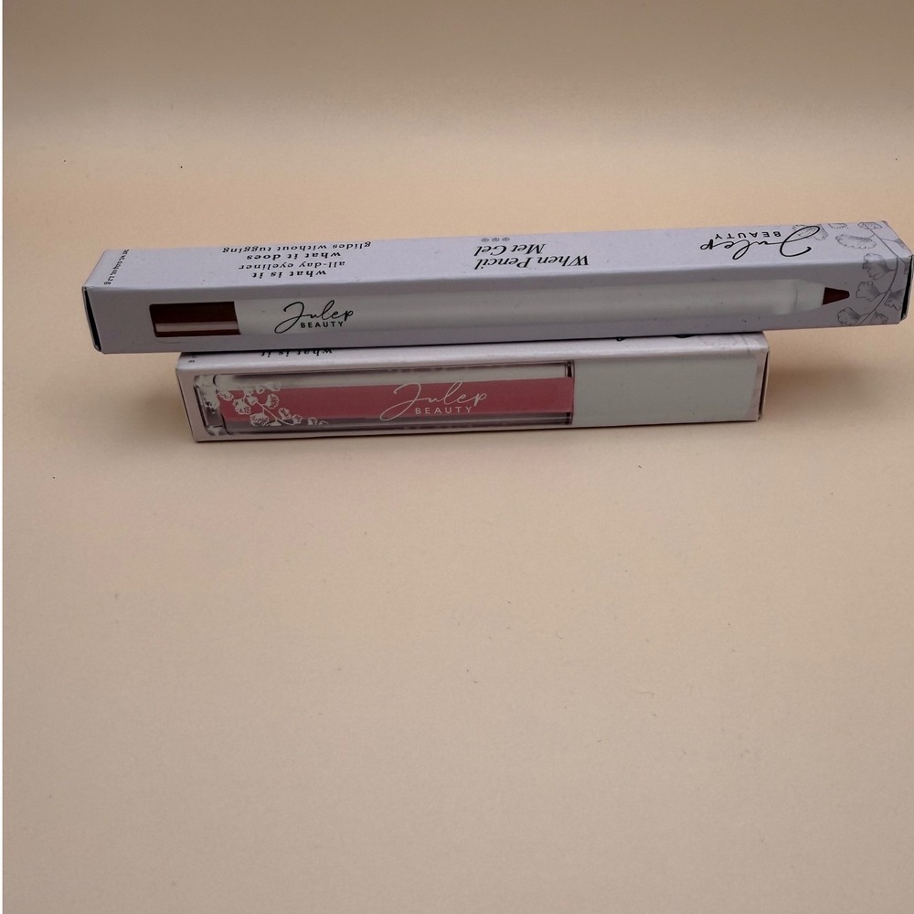 Julep Beauty Terracotta Matte Gel Eyeliner & Girl Crush So Lip Gloss Duo NIB